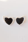 heart eyes pearl sunglasses