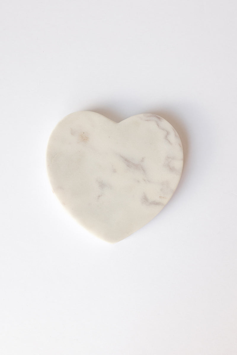 marble heart shaped dish
