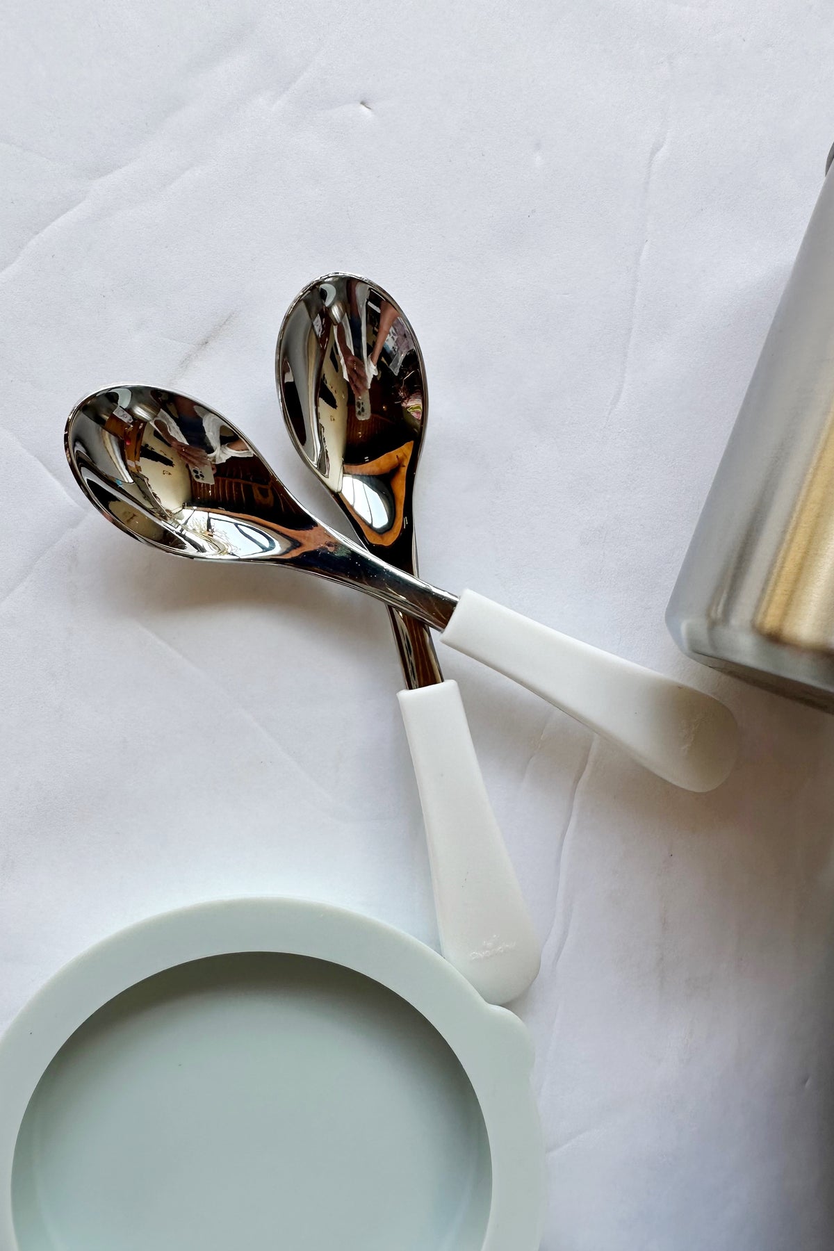 mode, stainless steel spoons