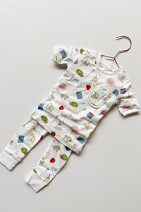 mode, oklahoma organic cotton pajama set