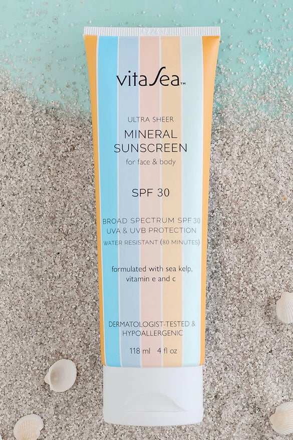 mineral sunscreen, spf 30