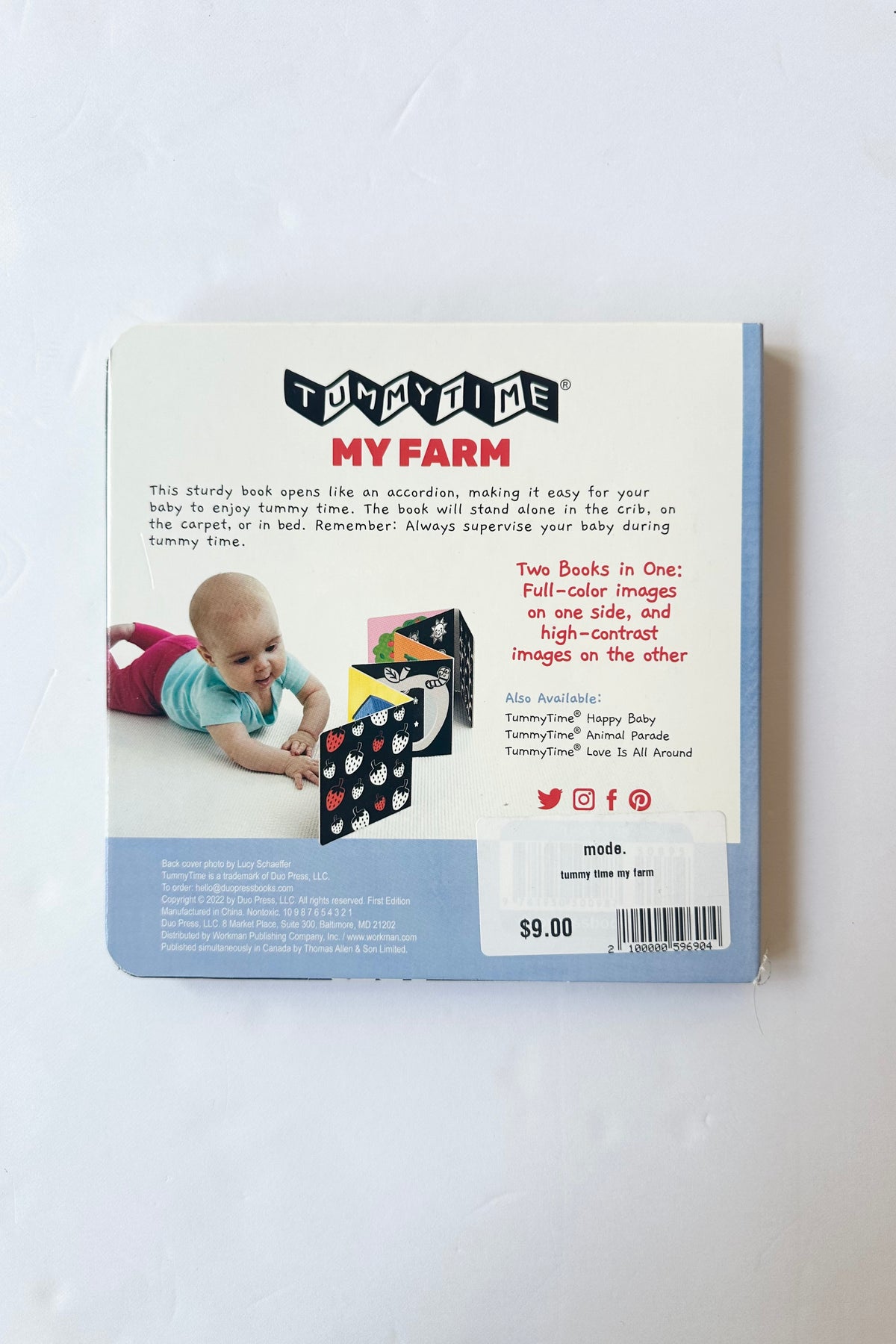 mode, tummy time my farm