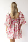 leah floral mini dress
