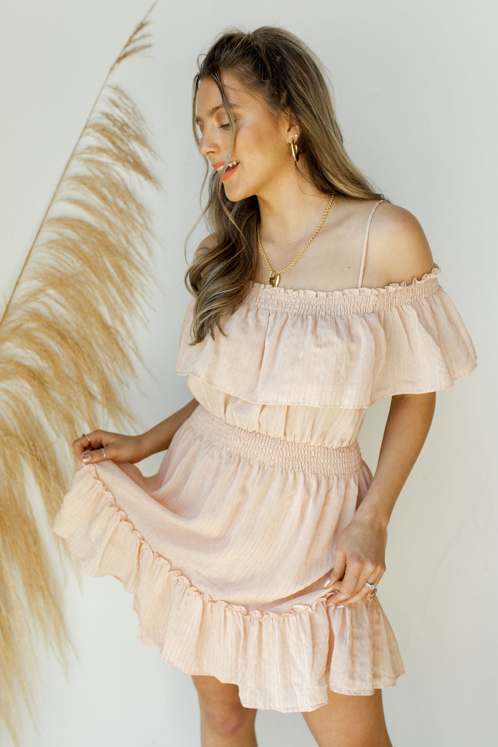 mode, i'll take a mimosa tiered dress