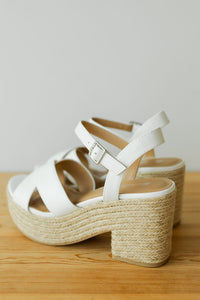 mode, sweet as honey woven platform