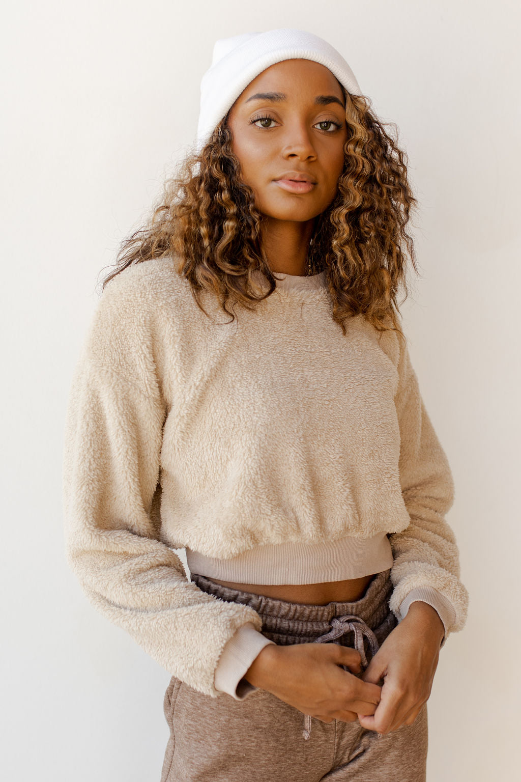 mode, fell for you teddy crop