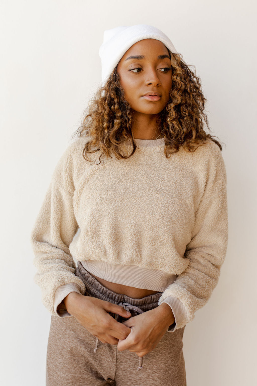mode, fell for you teddy crop