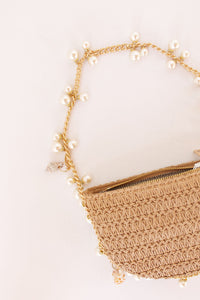 seashell pearl shoulder bag