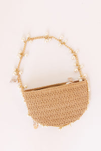 seashell pearl shoulder bag