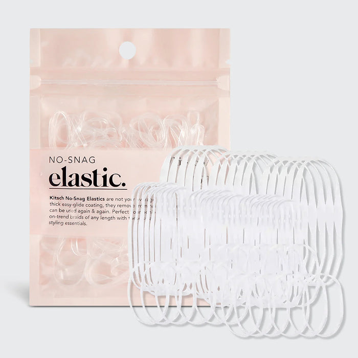 no snag elastics 100pc- clear