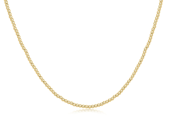 15" choker classic 2mm bead