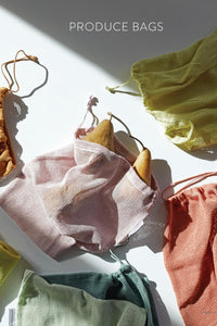 mode, 3 cotton produce bags