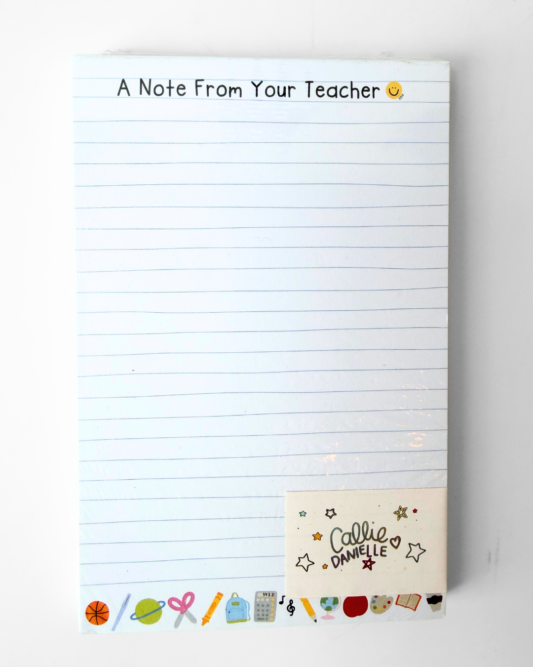note from your teacher - notepad