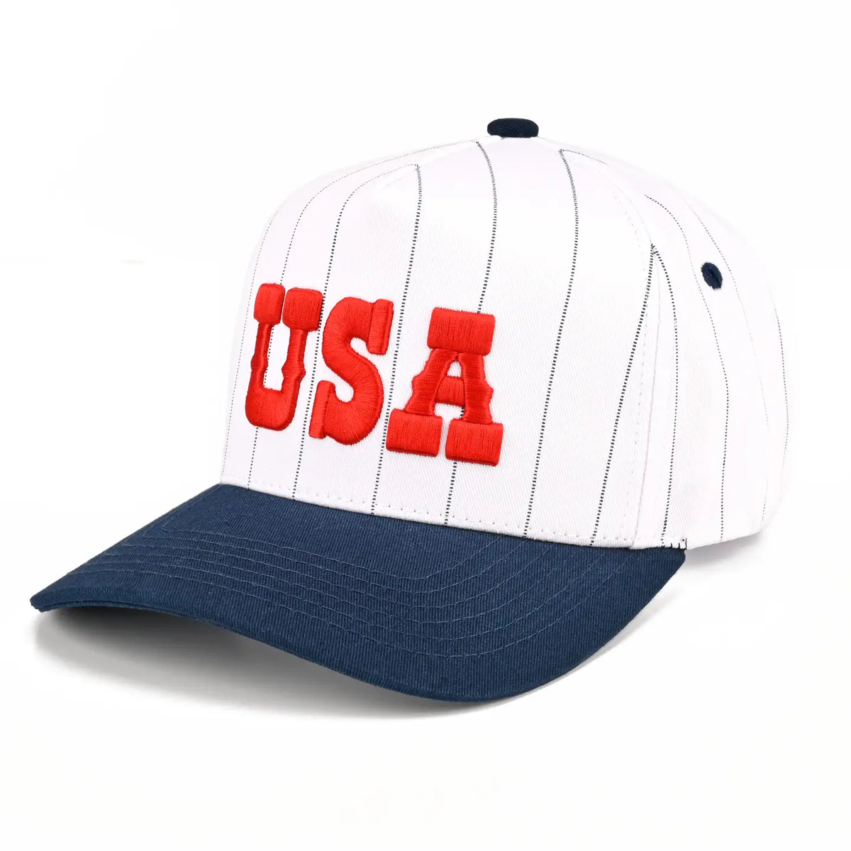 striped usa hat