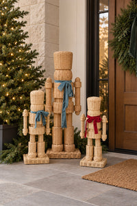 Woven rattan nutcracker (2.5ft)