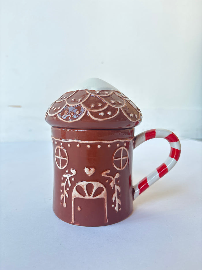 gingerbread house mug