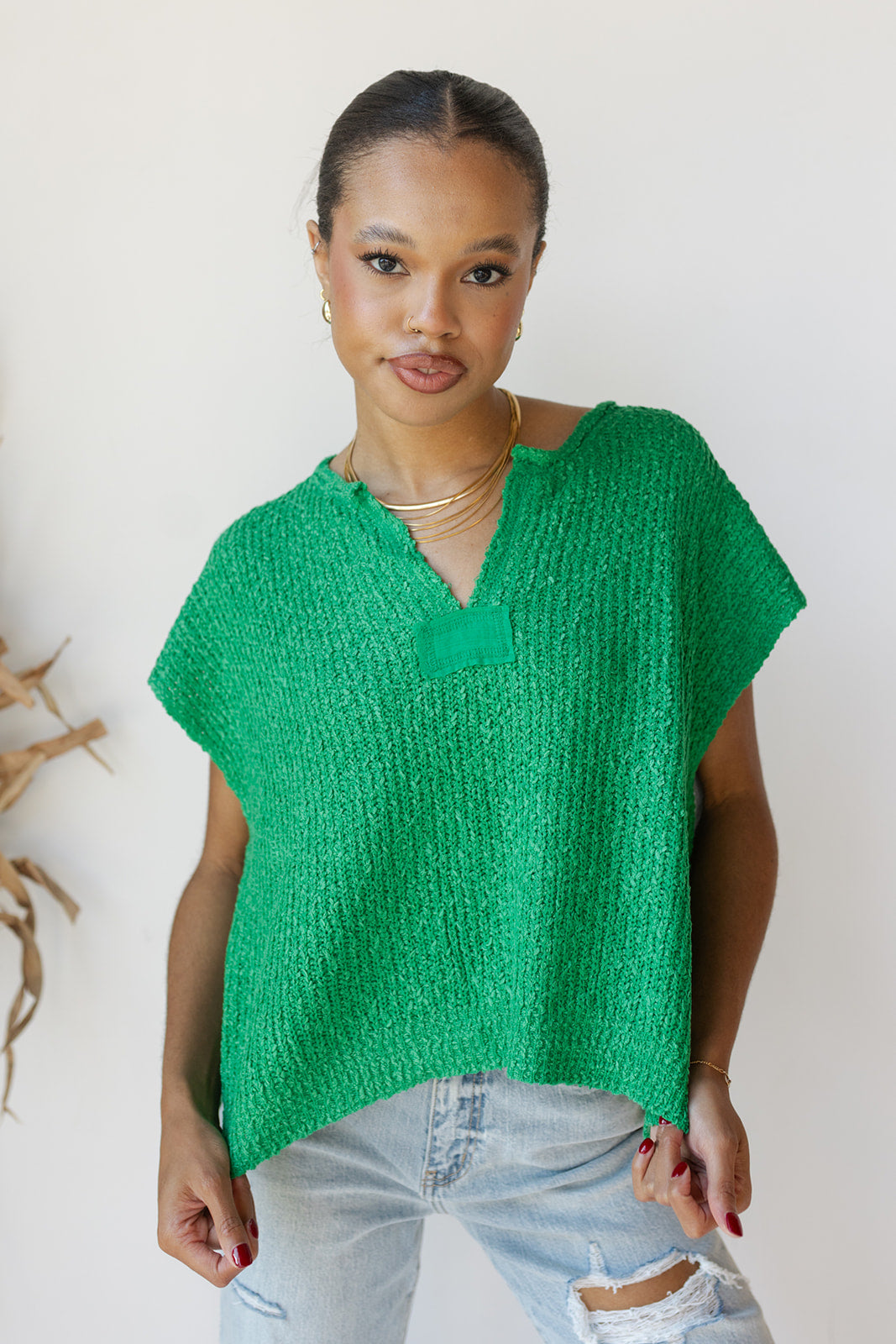 mode, capri sweater top