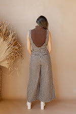 mode, penelope houndstooth jumpsuit