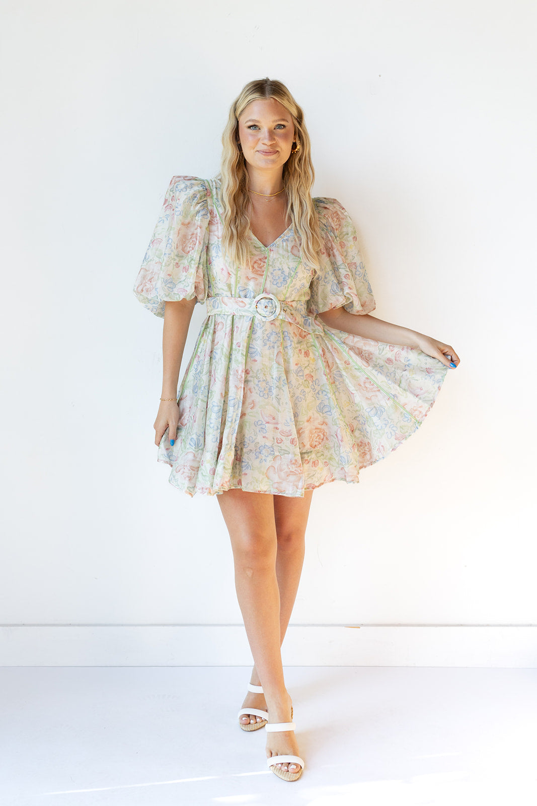 mode, florentine mini dress