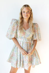 mode, florentine mini dress