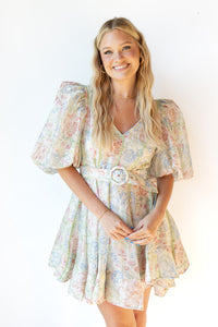 mode, florentine mini dress