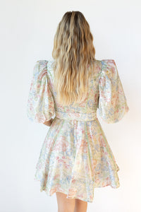 mode, florentine mini dress