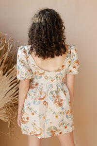 mode, aurora floral mini dress