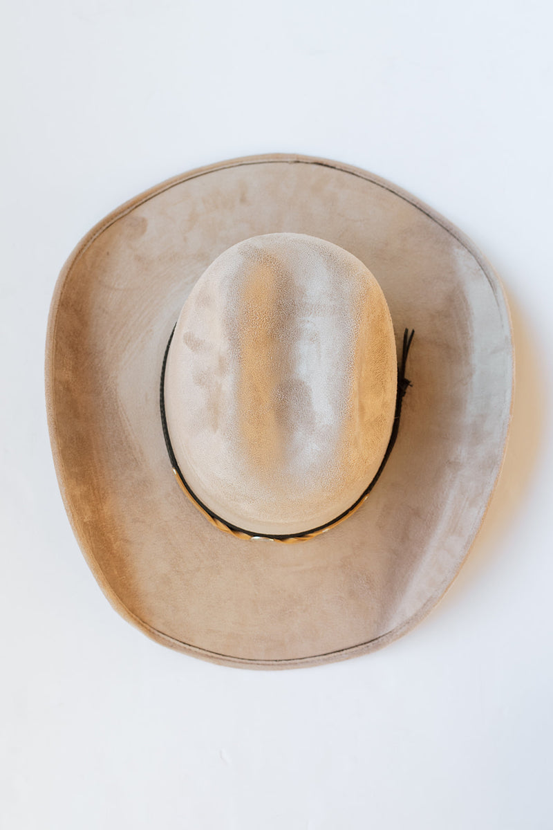 mode, kasey suede cowboy hat