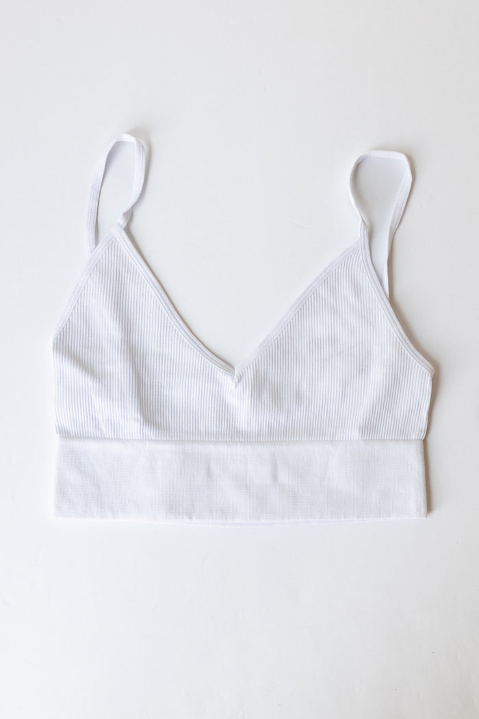 mode, low back seamless bralette