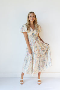 mode, berkley floral maxi dress