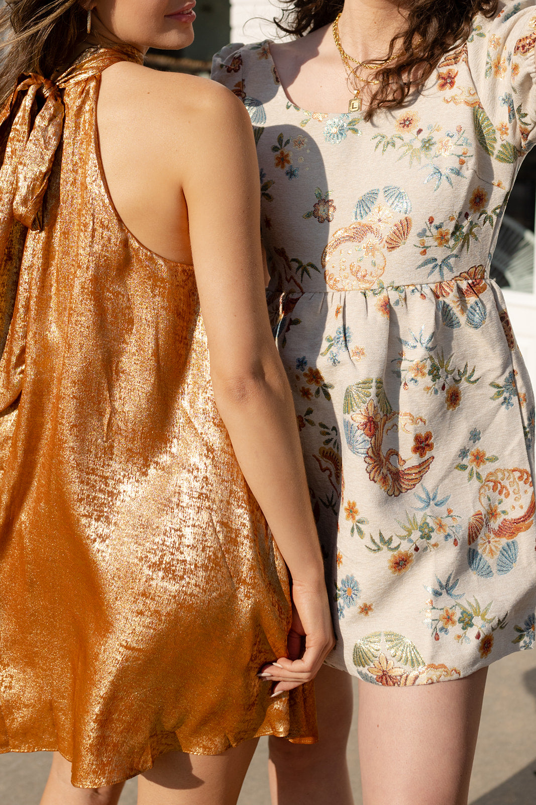 mode, aurora floral mini dress