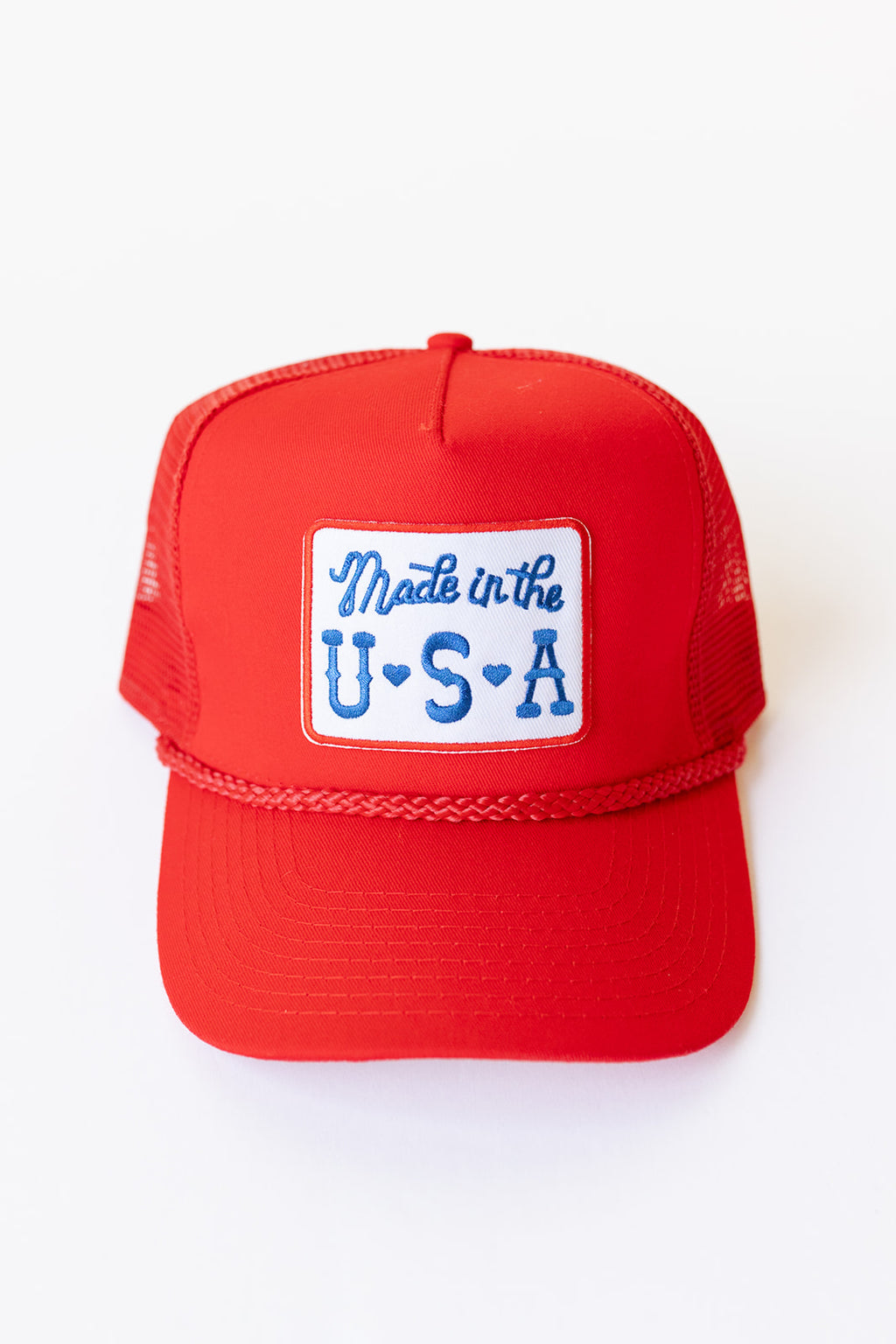 mode, made in the usa trucker hat