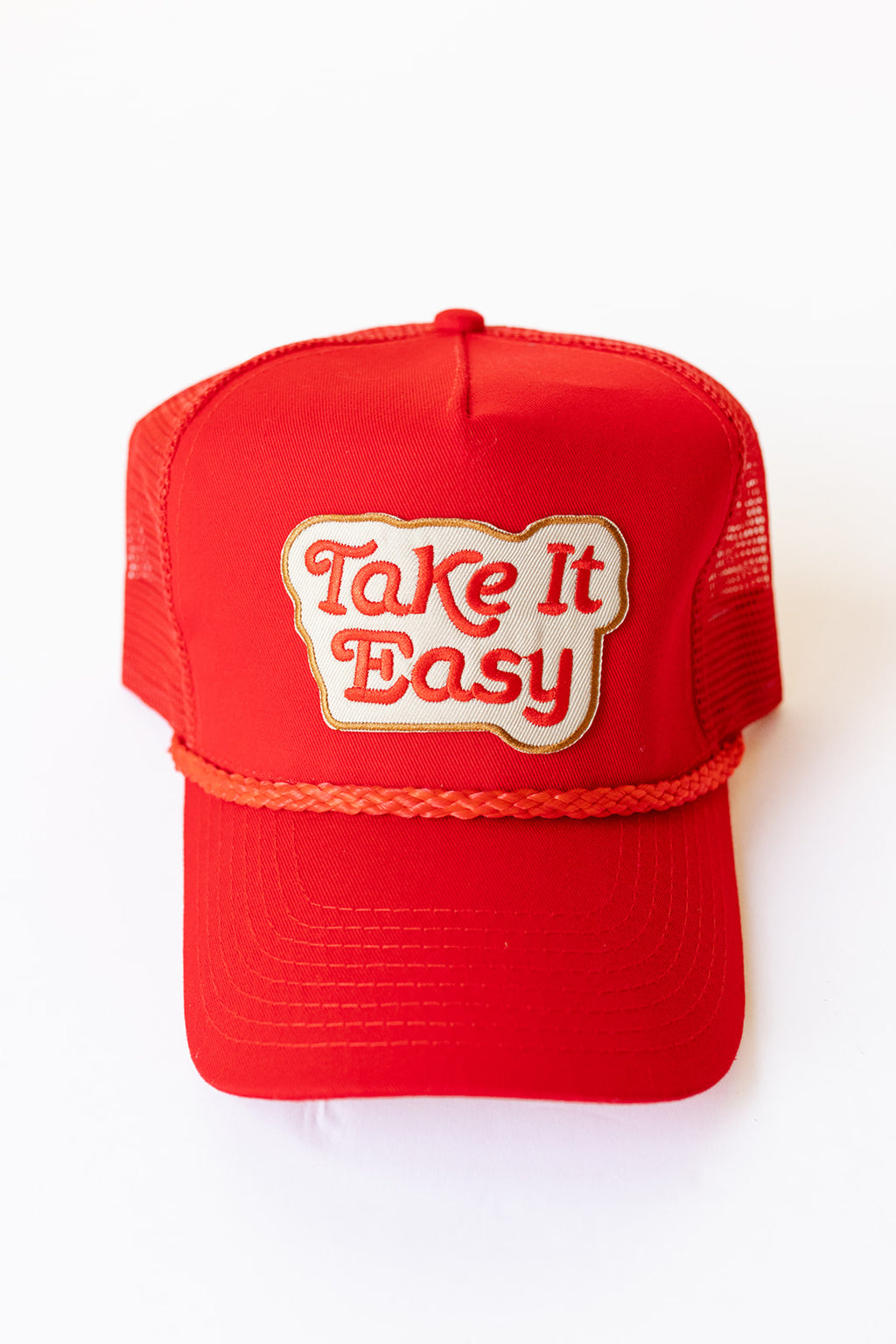 mode, take it easy trucker hat