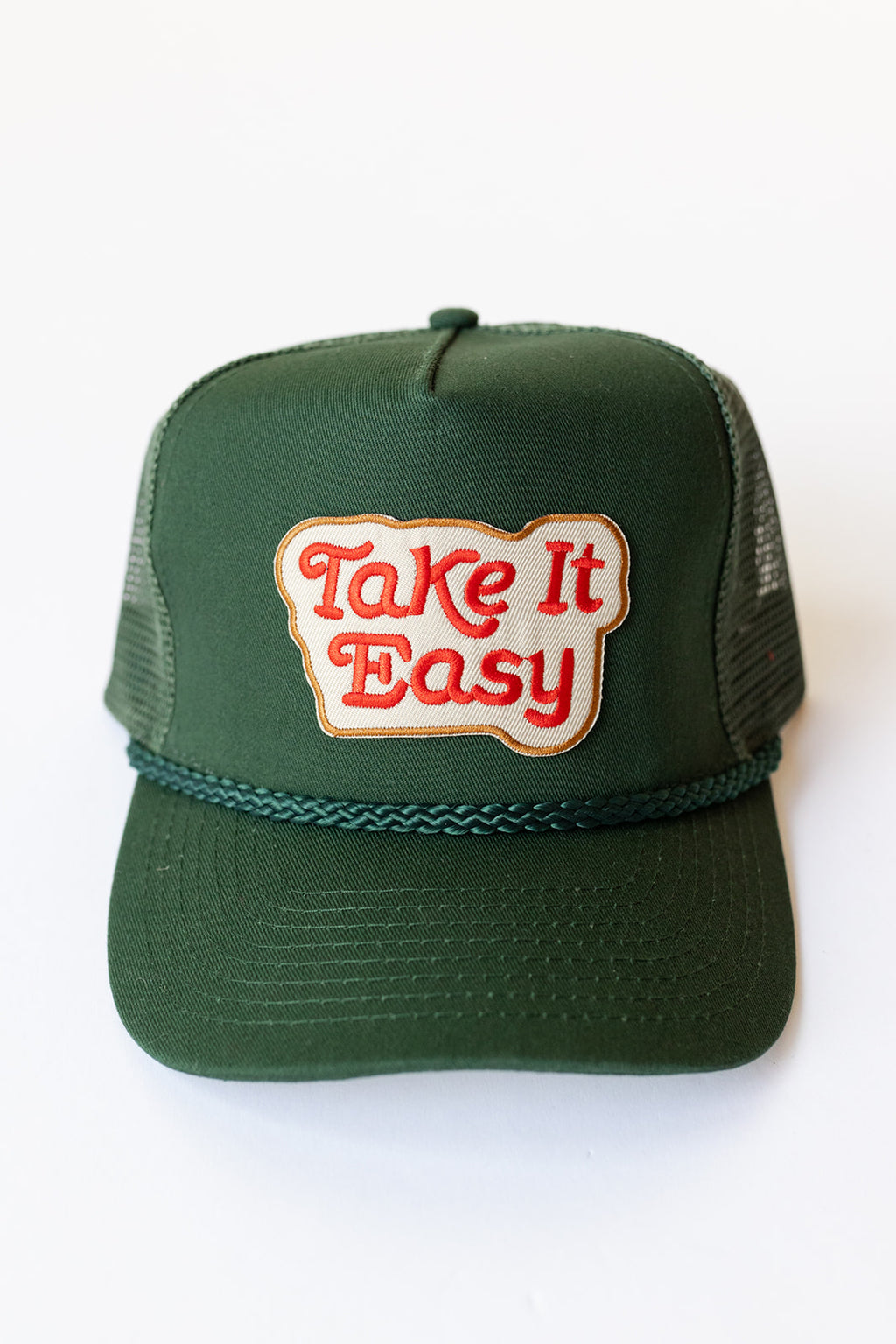 mode, take it easy trucker hat