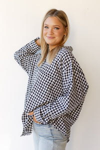 mode, willow button down