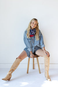 mode, diana denim jacket