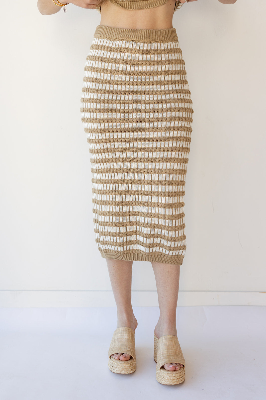 mode, everlee knit skirt