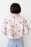mode, quilted petal jacket