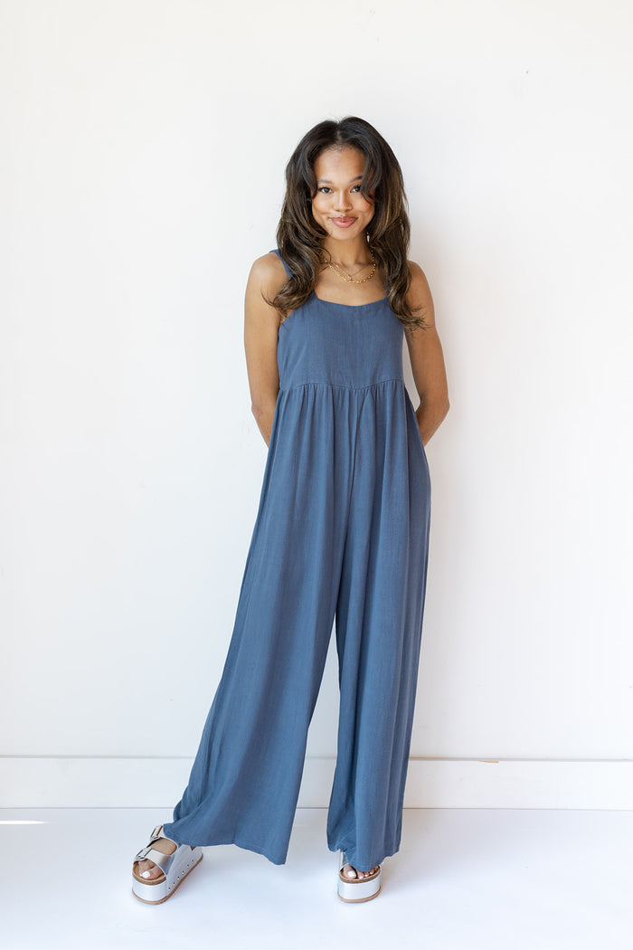 mode, beyond summer linen jumpsuit