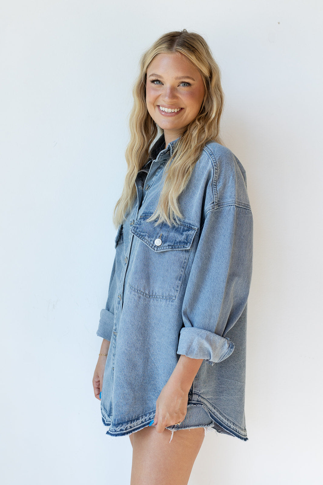 mode, diana denim jacket