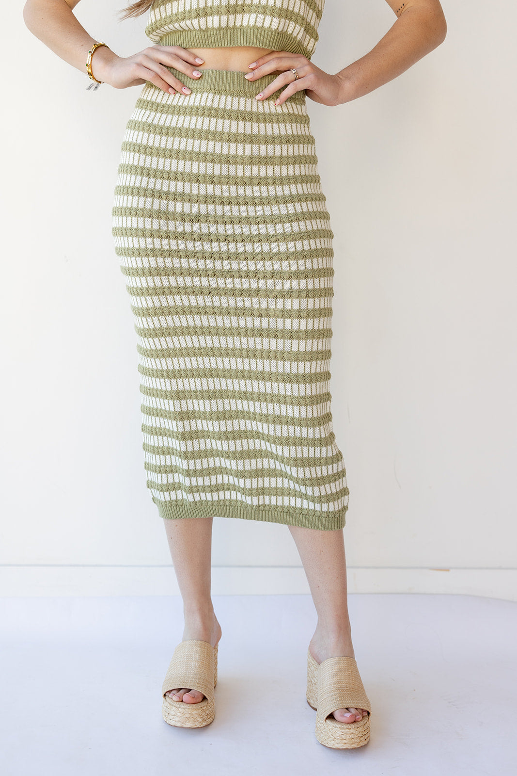 mode, everlee knit skirt