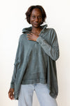 mode, polly oversized poncho