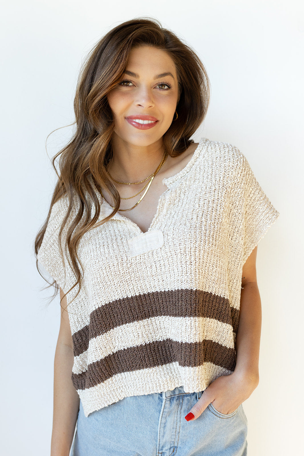 mode, savannah sweater top