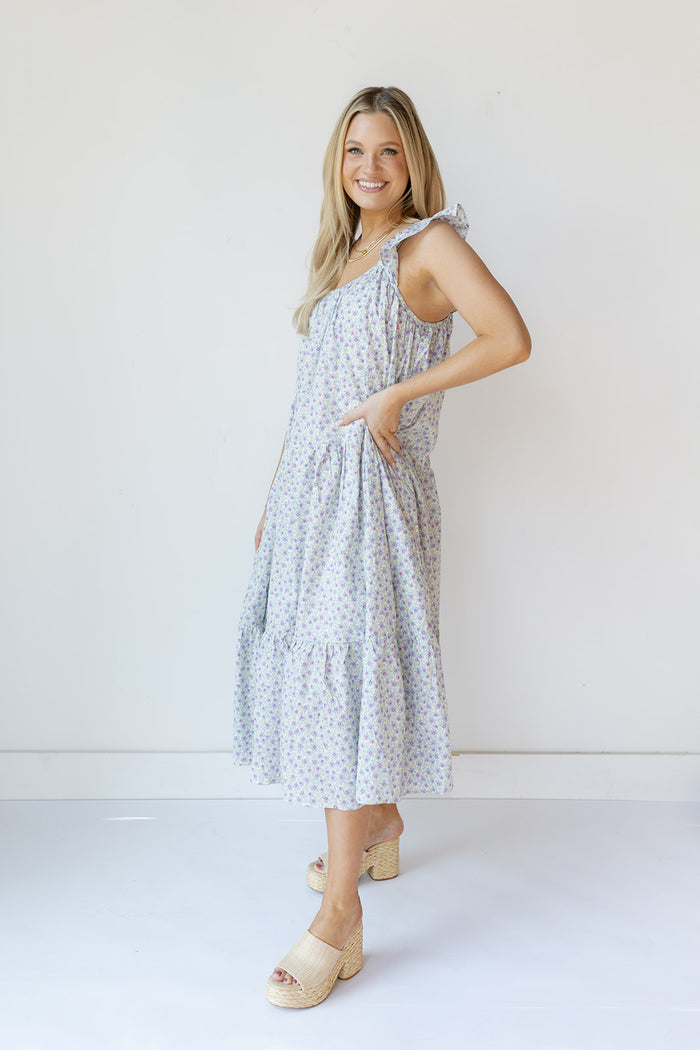 mode, sadie floral maxi dress