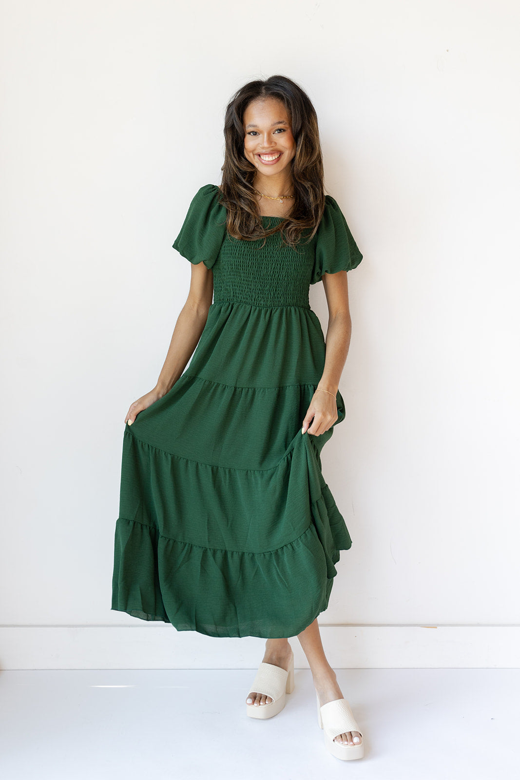mode, odette midi dress