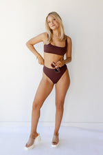 mode, olya square neck bikini top