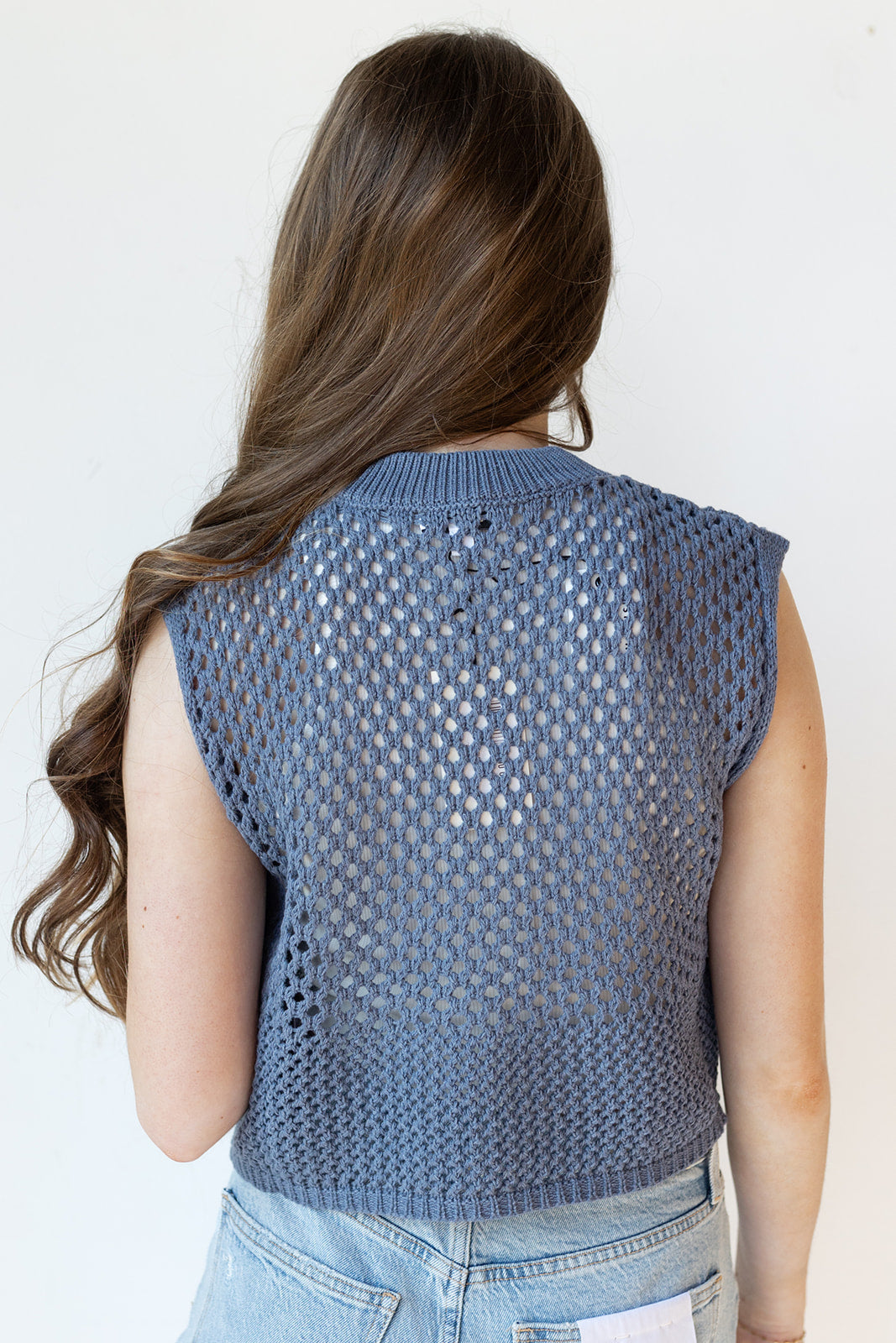 mode, cressida crochet top