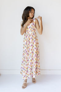 mode, alice floral  midi dress