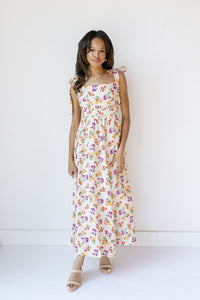 mode, alice floral  midi dress