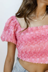 mode, blair puff sleeve top